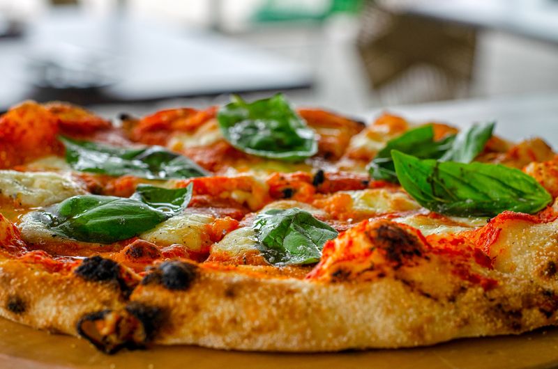 Classic pizza ranch pie with fresh toppings