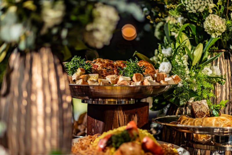 Pizza Ranch catering spread for large event